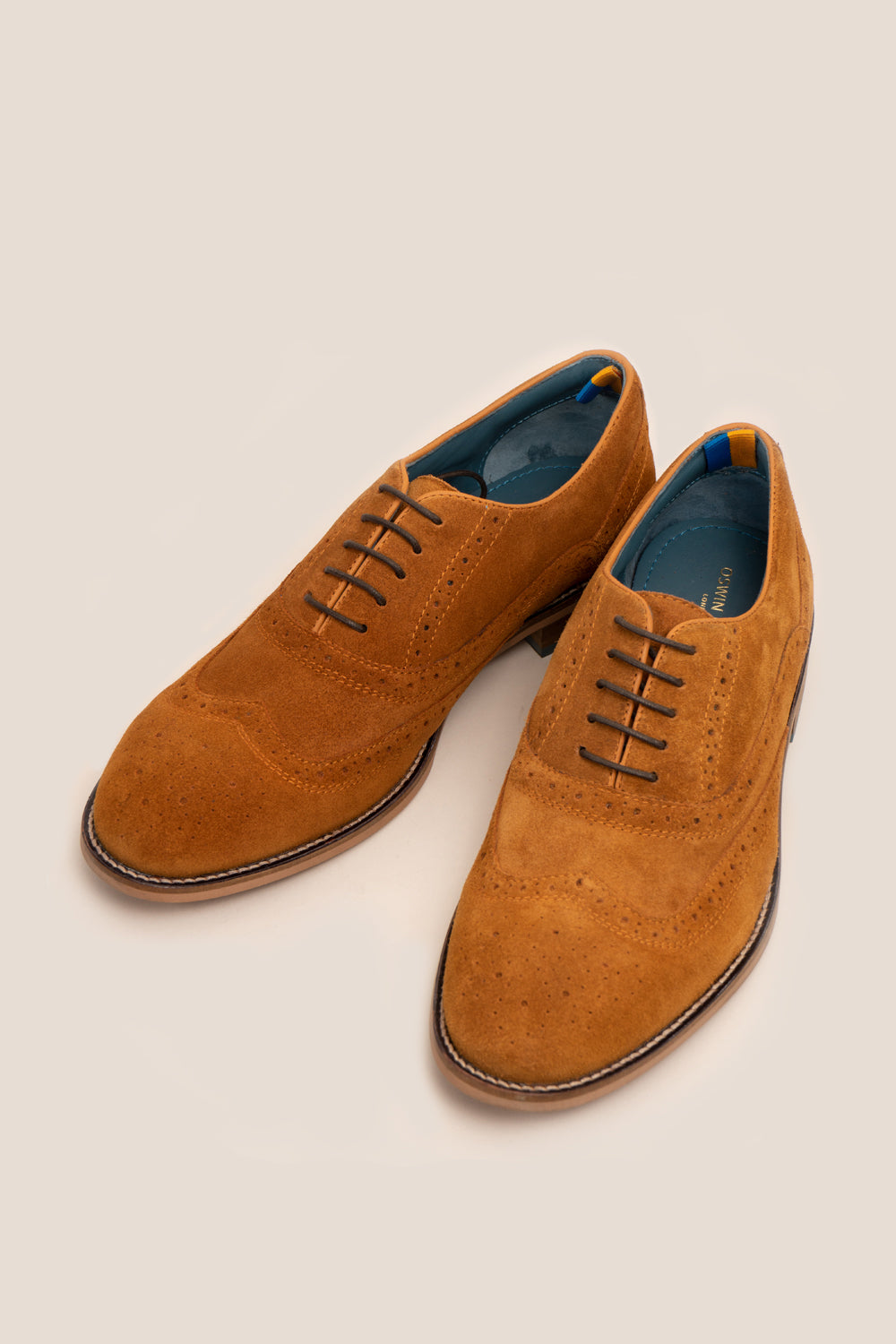 Tan suede deals oxford shoes