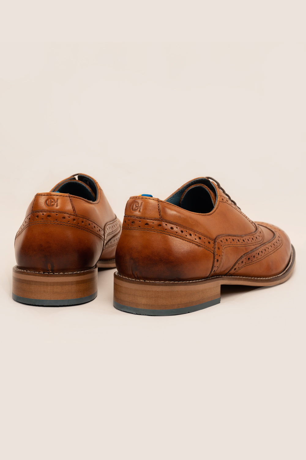 Tan on sale wingtip brogues